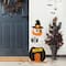 Glitzhome® 35"H Halloween Wooden Pumpkin Haunted House Porch Decor